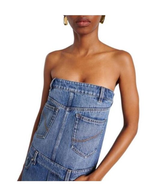 Stella McCartney Blue Denim Maxi Dress