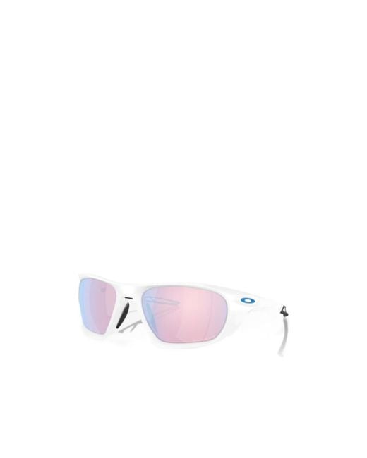 Oakley Pink Geometric Frame Sunglasses for men