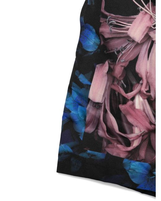 Dries Van Noten Blue Drawstring Swimming Trunks for men