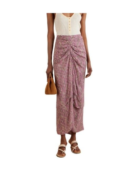 Veronica Beard Pink Lightweight Printed Maxi Dress
