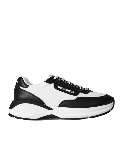 DSquared² Black Dad Sneakers for men