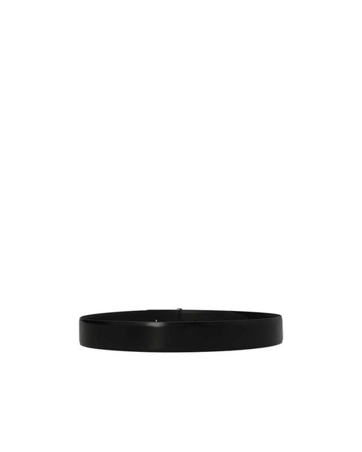 Tom Ford White Logo Plaque Reversible Belt for men
