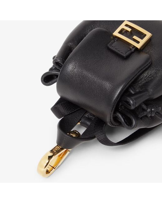 Fendi Black Nano Backpack Charm