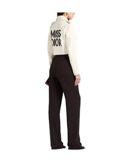 Saint Laurent Black High-Waisted Wide Leg Casual Tailored Trousers