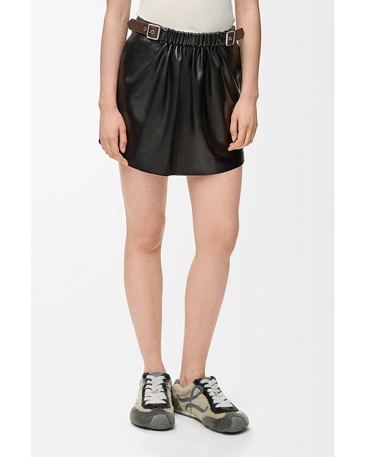 Loewe Black Belted Skirt