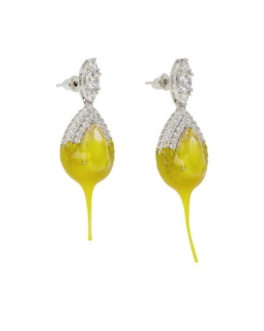 OTTOLINGER Yellow Dipped Diamond Earrings