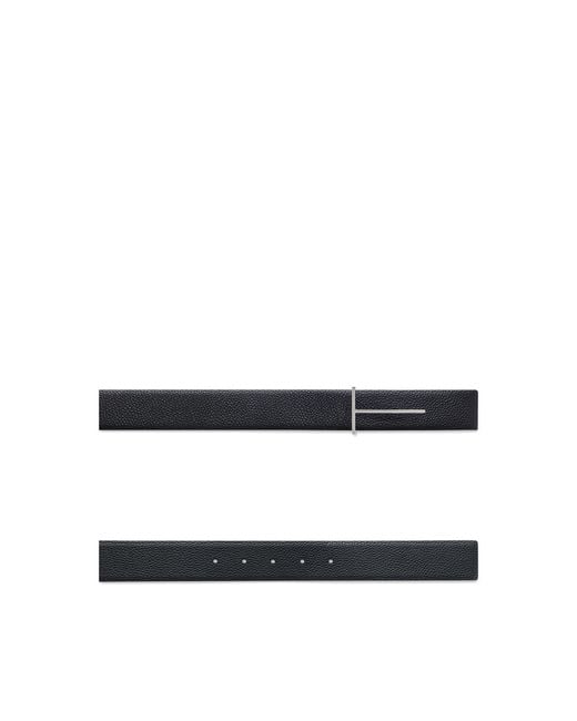Tom Ford White Slim T Reversible Belt for men