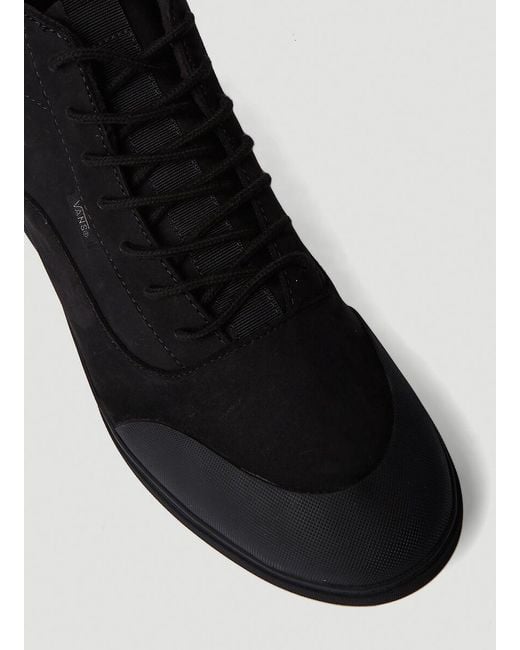 Vans Black High Top Lace-Up Sneakers for men
