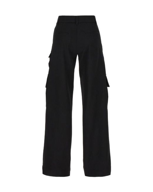 Off-White c/o Virgil Abloh Black Wo Gab Toybox Straight Leg Trousers
