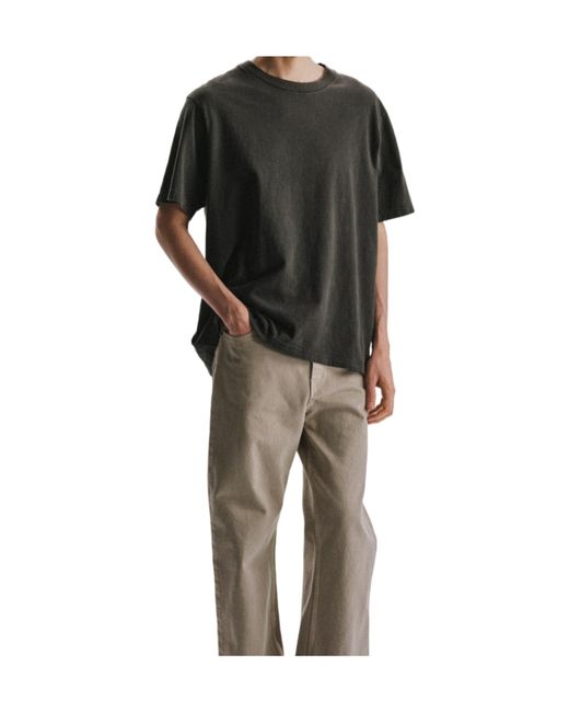 The Row Black Crew Neck T-Shirt for men