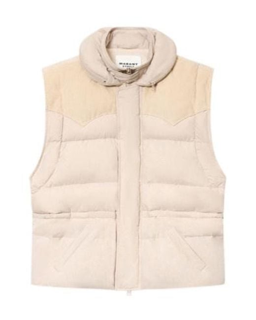 Isabel Marant Natural Isabel Marant Étoile Olfa Padded Gilet