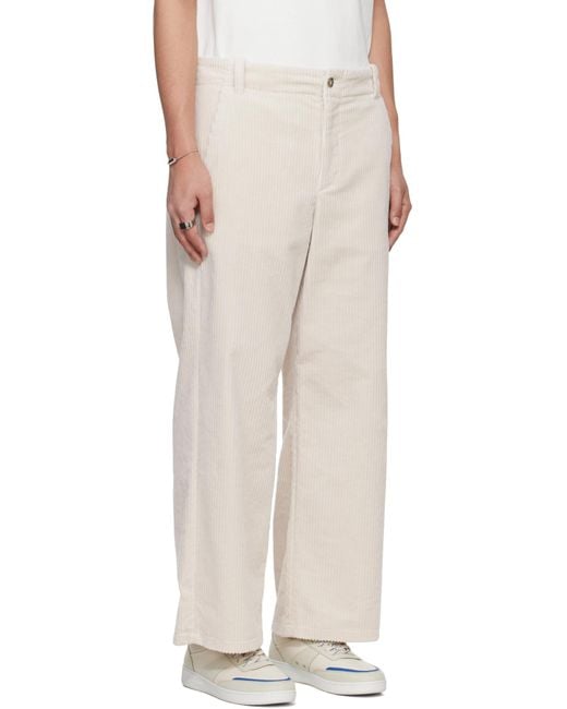 A.P.C. Black Cotton Trousers for men