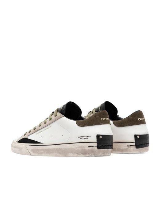 Crime London Multicolor Distressed 2.0 Sneakers for men