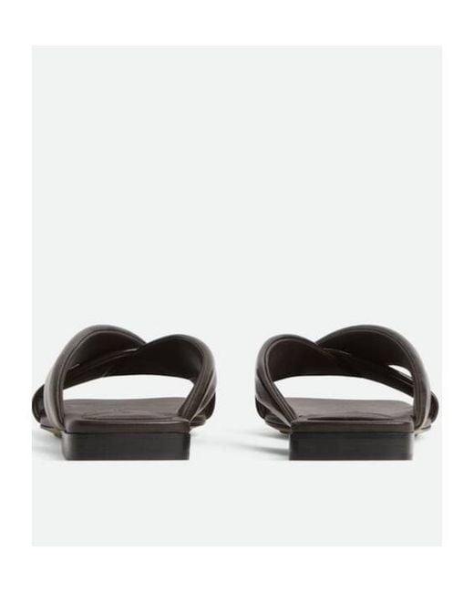 Bottega Veneta Brown Riva Flat Sandals