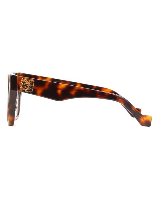 Loewe White Square Frame Glasses for men