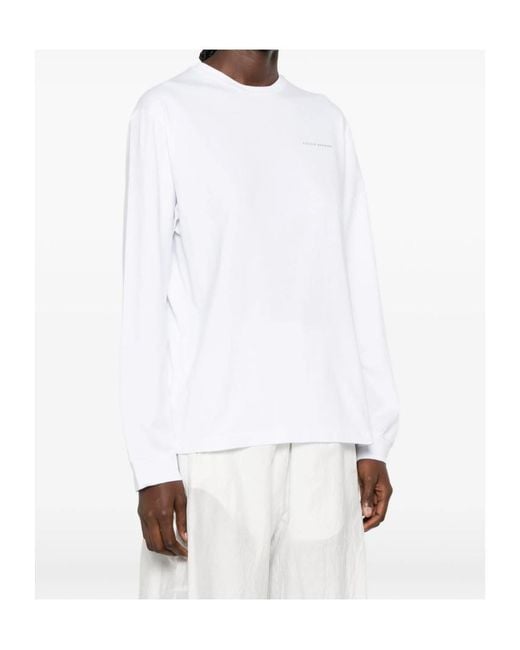 CECILIE BAHNSEN White Long-Sleeved T-Shirt