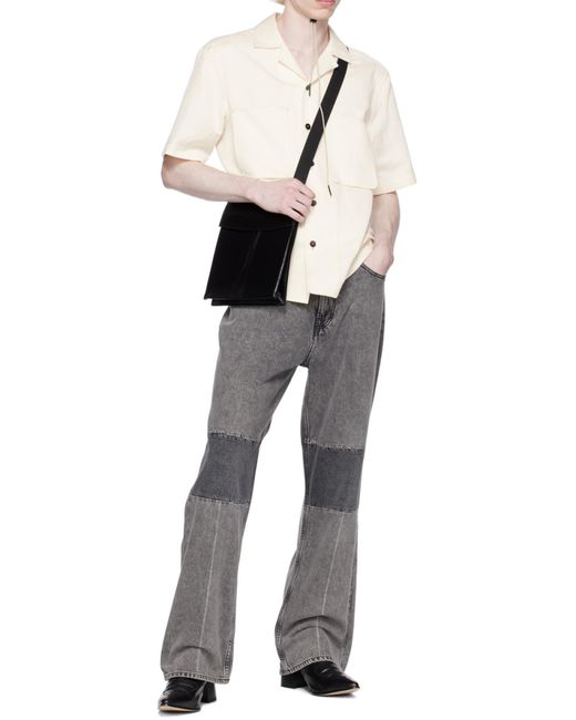 Our Legacy Black Aamon Pocket Shoulder Bag for men