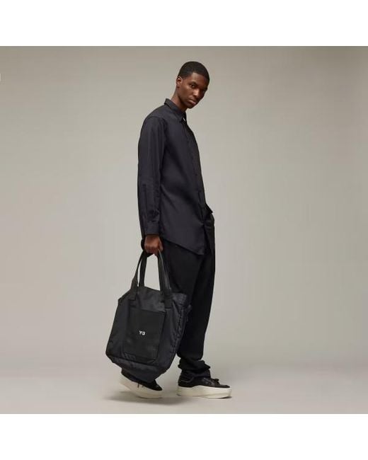 Y-3 Black Ft Straight Drawstring Track Pants for men