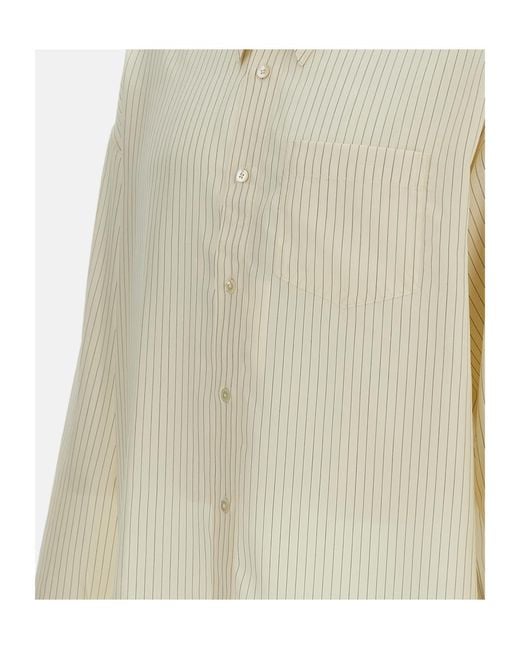 sunflower White Striped Shirt for men