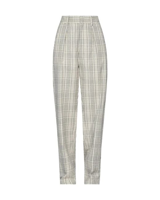 Isabel Marant Gray Canvas Formal Trouser