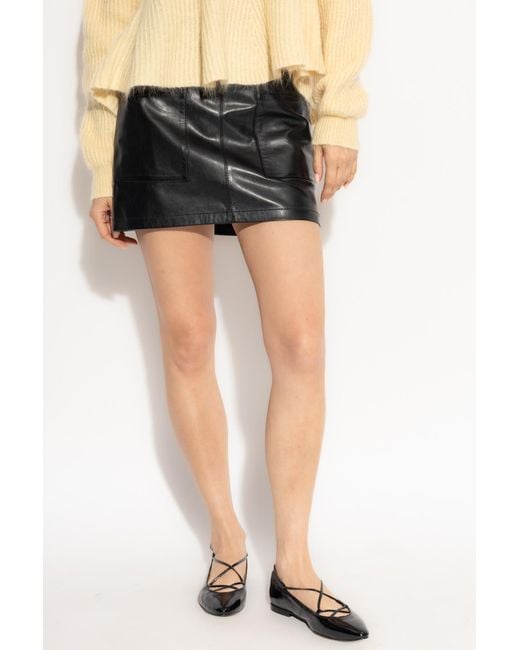 Zadig & Voltaire Black Jaime Mini Skirt