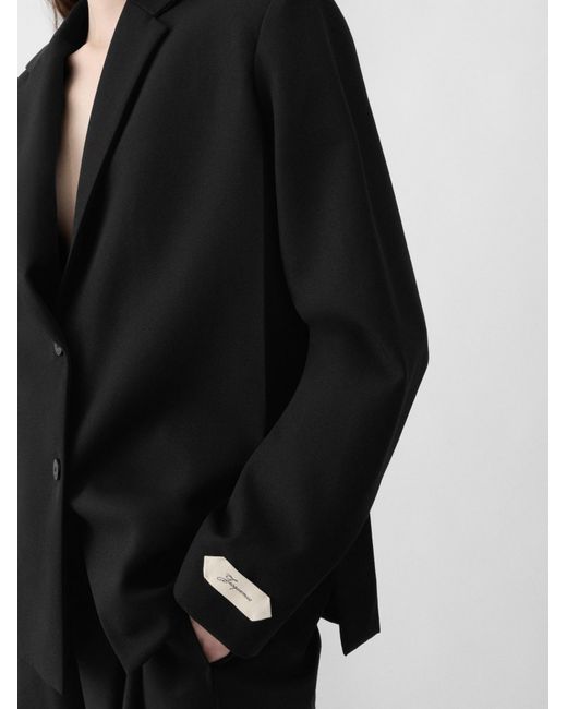 Jacquemus Black Single-Breasted Wool Blazer