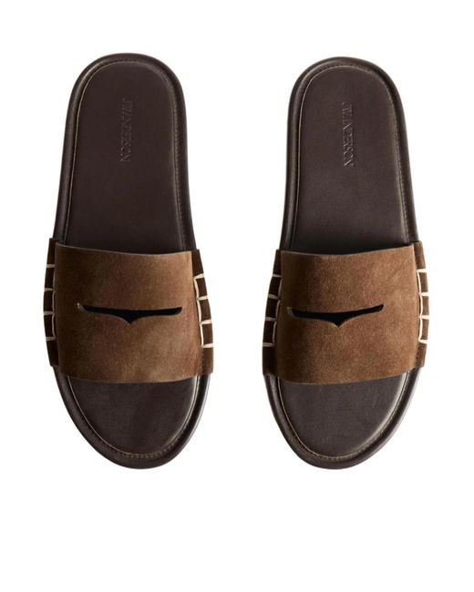 J.W. Anderson White Loafer Slide Mules for men