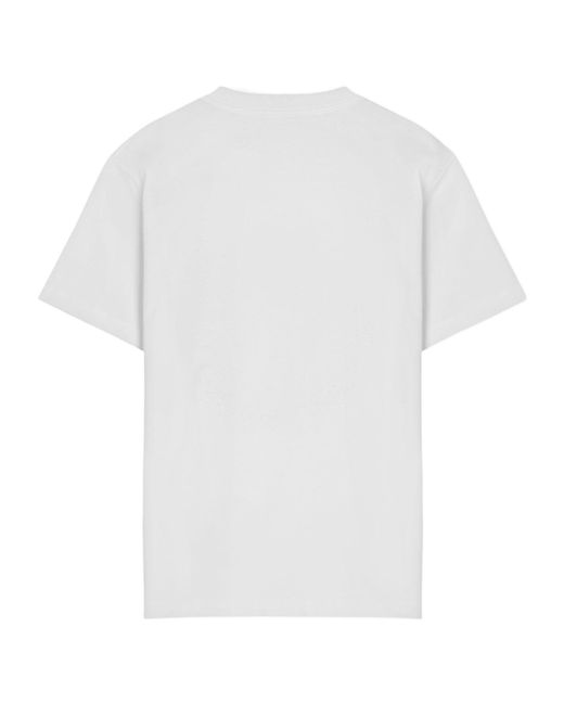 Just Cavalli White Logo Print T-Shirt for men