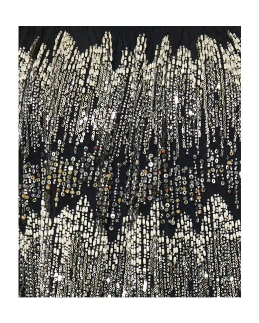 Rabanne Black Embroidered Blouse
