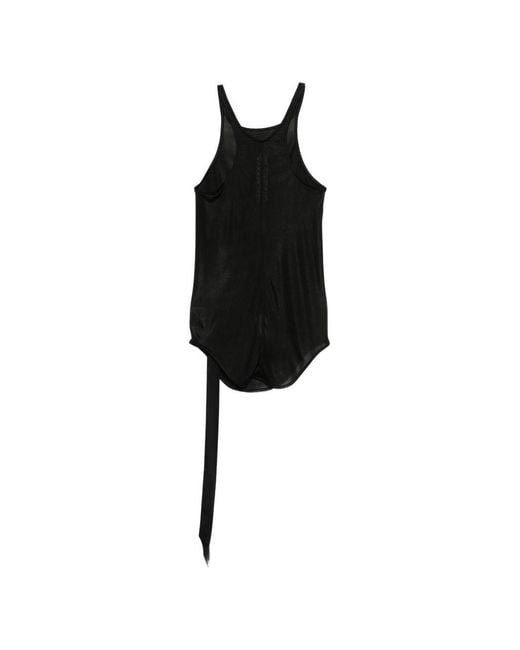 Rick Owens Black Racer-Back Top