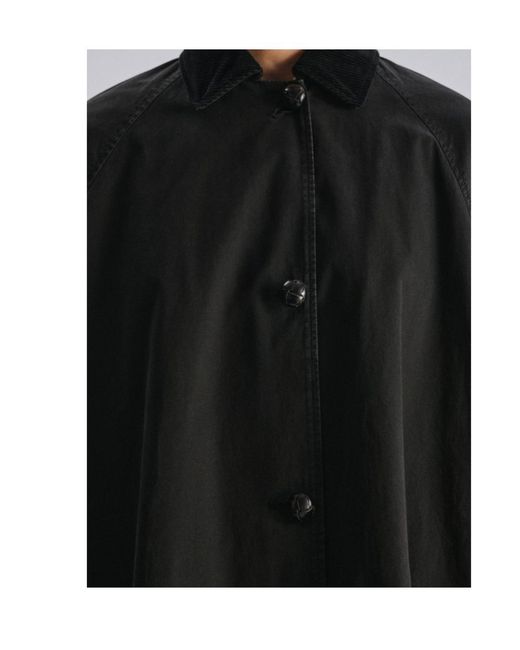 The Row Gray Ina Long-Sleeve Trench Coat