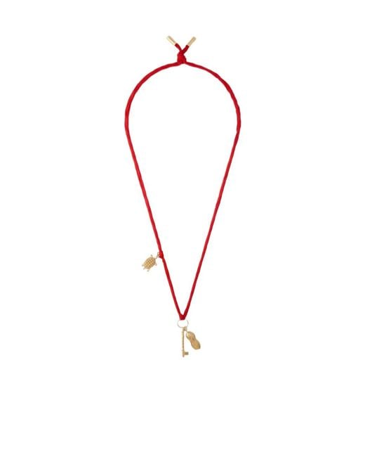 Givenchy White Lucky Charms Necklace