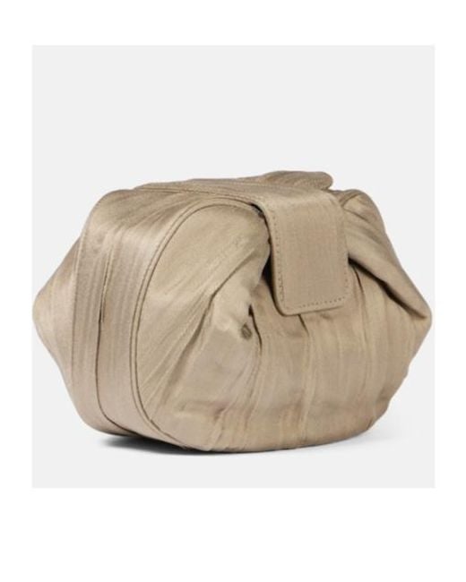Gabriela Hearst Natural Demi Leather Clutch