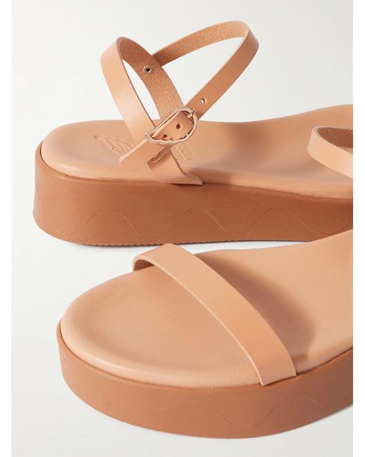 Ancient Greek Sandals Pink Platform Sandals
