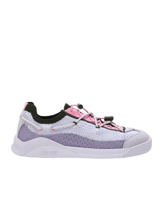 Moon Boot Purple Moonlight Knitted Sneakers