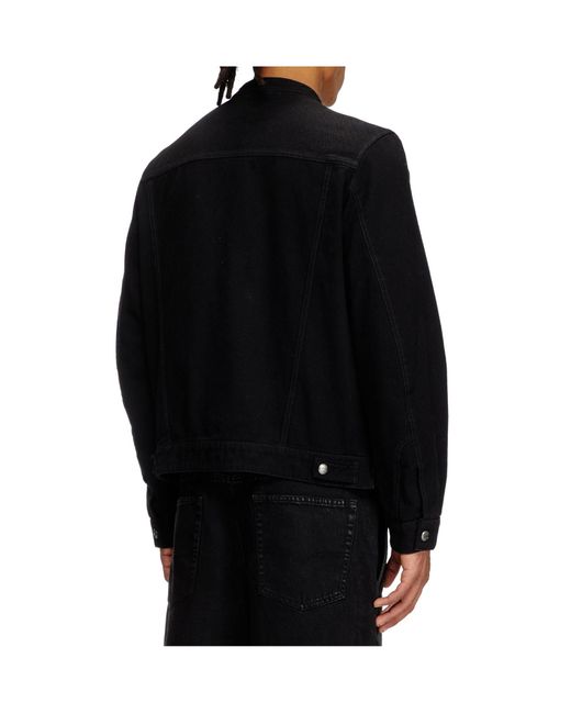 DIESEL Black L-Simz Jacket for men