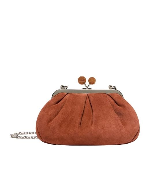 Weekend by Maxmara Brown Valois Small Clutch Bag