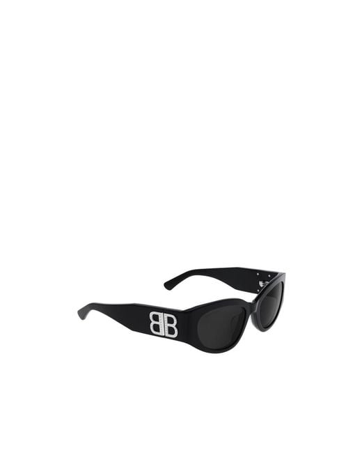 Balenciaga Black Eyewear Cat-Eye Frame Sunglasses for men