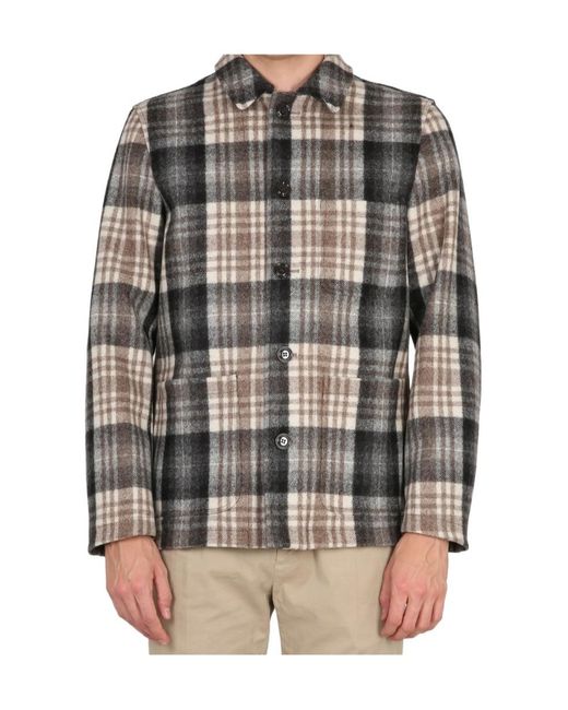 Aspesi Multicolor Tadao Buttoned Jacket for men
