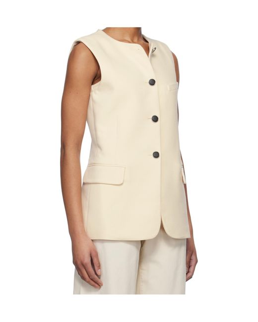 Rag & Bone Natural Button Vest