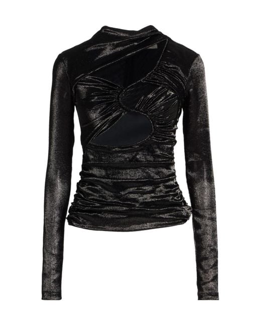 Isabel Marant Black Hollow Design Top