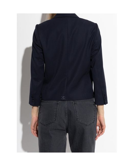 Dries Van Noten Blue Long-Sleeved Casual Jacket