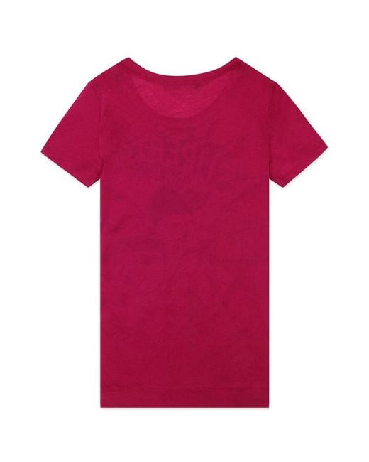 Moschino Pink Printed T-Shirt