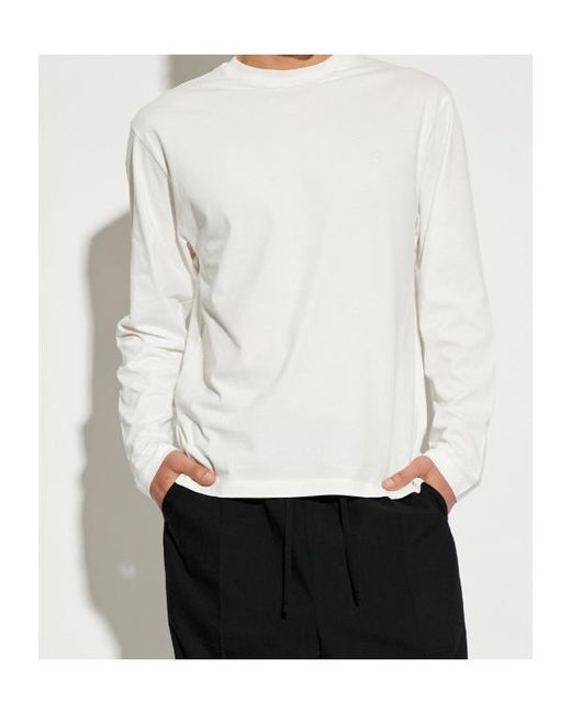 Jil Sander Blue Three-Pack Long-Sleeve T-Shirts for men