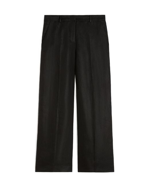 Weekend by Maxmara Black Button Tailored Trousers
