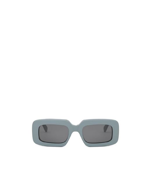 Céline Gray Rectangular Sunglasses for men