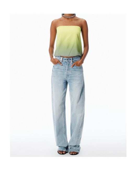 Alexander Wang Blue Float Relaxed Jeans