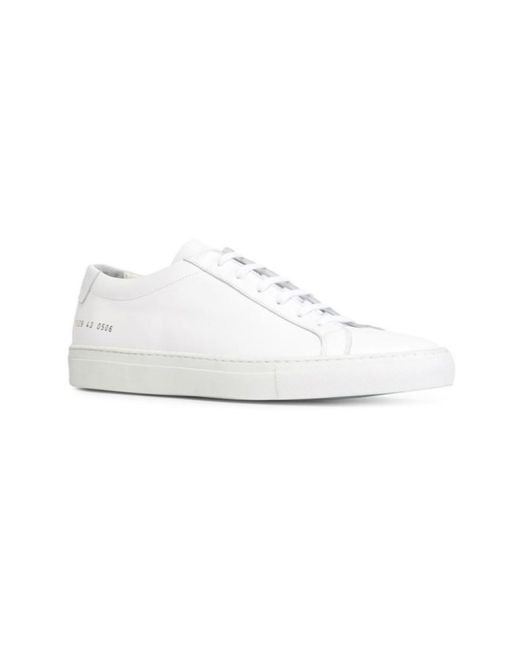 Common Projects White Original Achilles Low-Top Sneakers for men