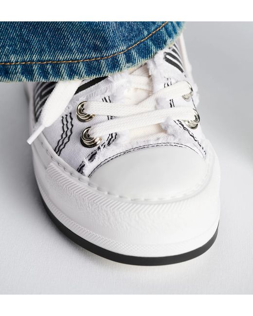 Dior White Walk'N' Platform Sneaker