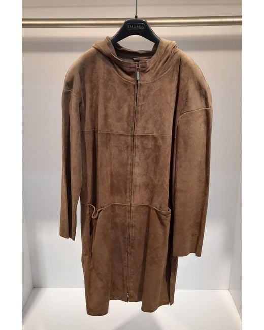 Max Mara Brown Long-Sleeved Coat